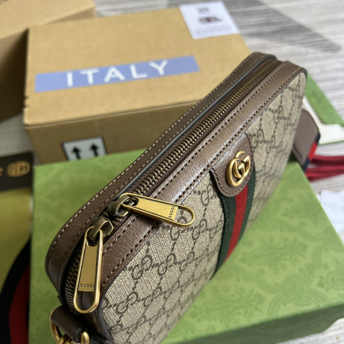 Gucci Ophidia GG Crossbody Bag Brown 699439