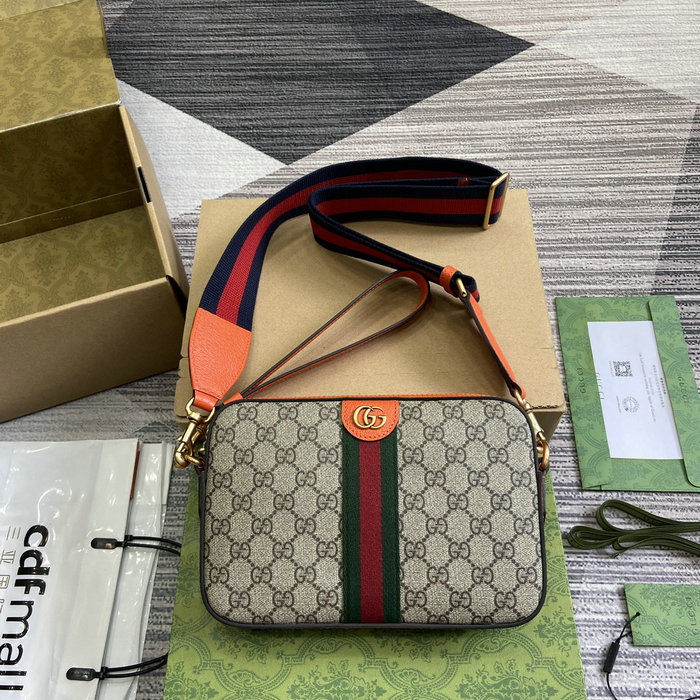 Gucci Ophidia GG Crossbody Bag Orange 699439