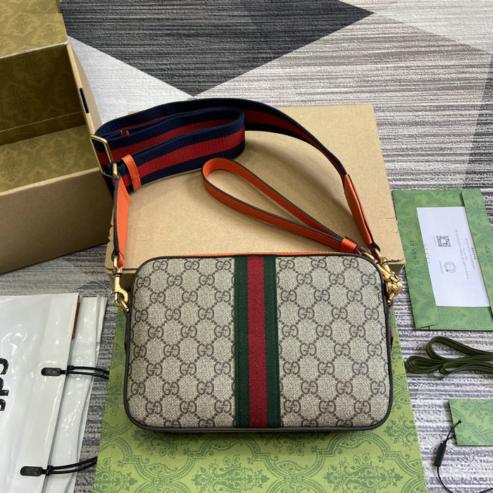 Gucci Ophidia GG Crossbody Bag Orange 699439