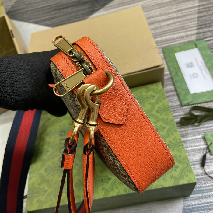 Gucci Ophidia GG Crossbody Bag Orange 699439