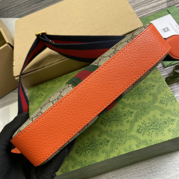 Gucci Ophidia GG Crossbody Bag Orange 699439