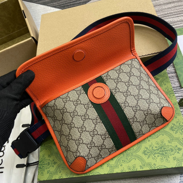 Gucci Ophidia GG Small Belt Bag Orange 752597