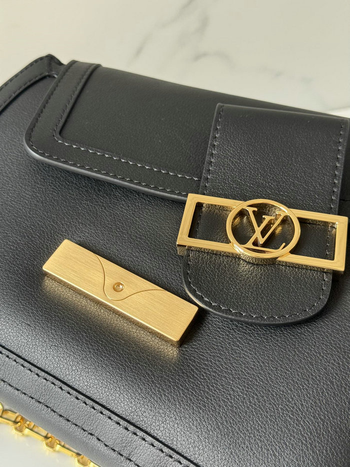 Louis Vuitton Dauphine Soft MM Black M25209