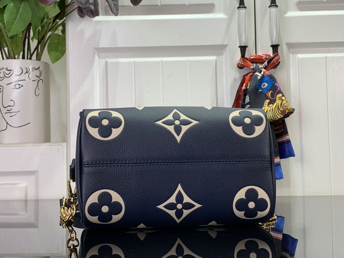 Louis Vuitton Speedy Bandouliere 20 Navy M47048