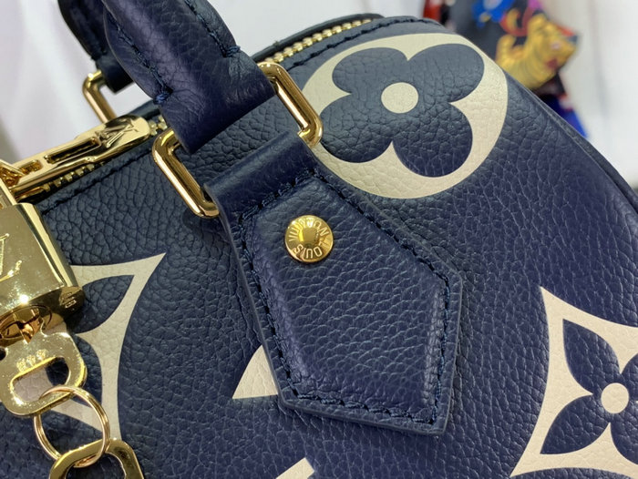 Louis Vuitton Speedy Bandouliere 20 Navy M47048