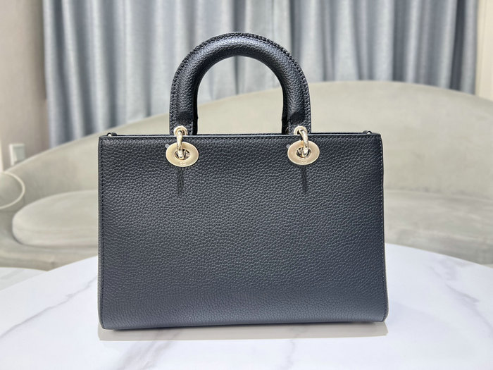 Medium Lady D-Sire My ABCDior Bag Black DM9220