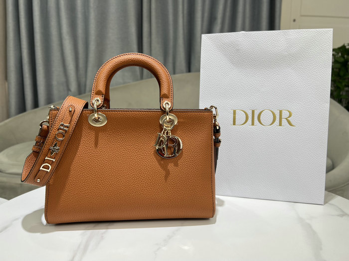 Medium Lady D-Sire My ABCDior Bag Tan DM9220