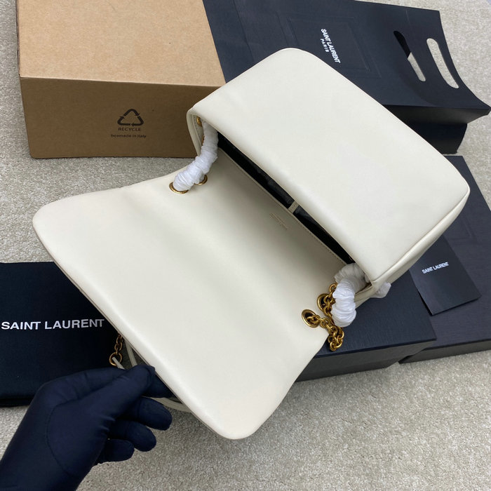 Saint Laurent JAMIE 4.3 SMALL Bag White 763475