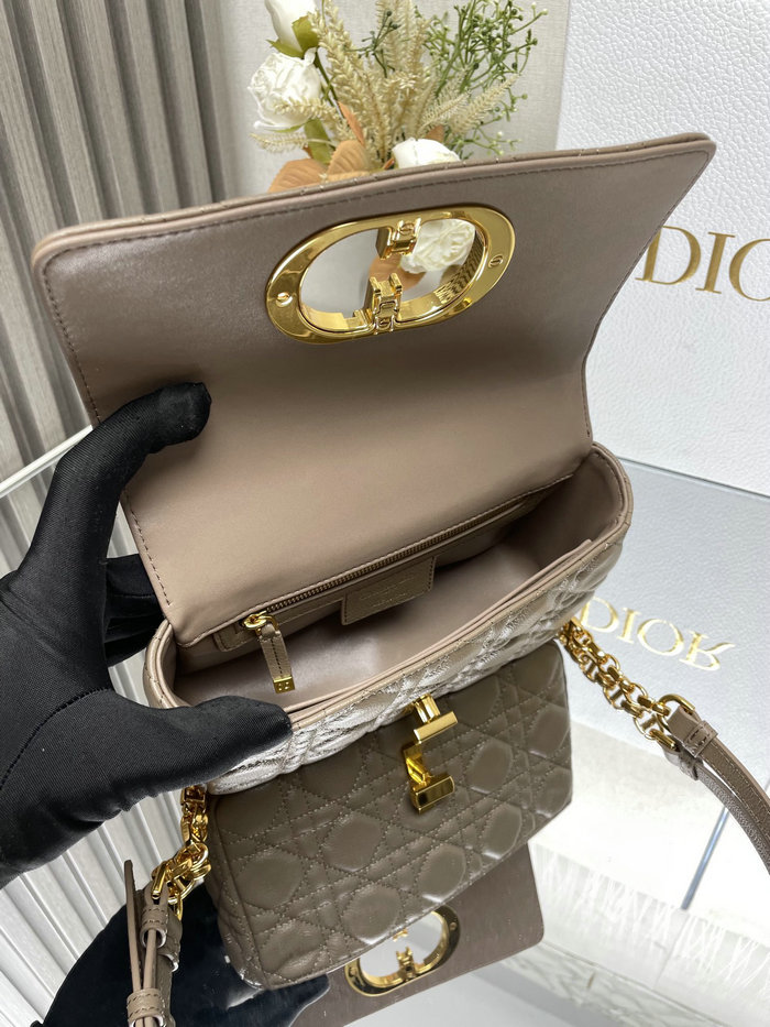Small Dior Caro Bag Brown DM9012