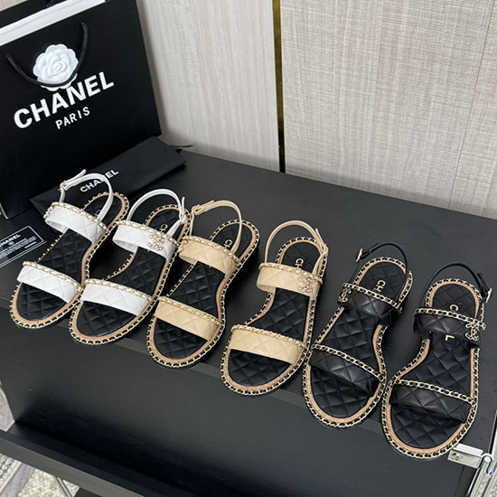 Chanel Lambskin Sandals MSC043007