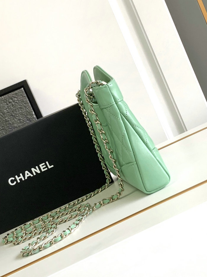 Chanel Mini 31 Clutch With Chain Green AS3656