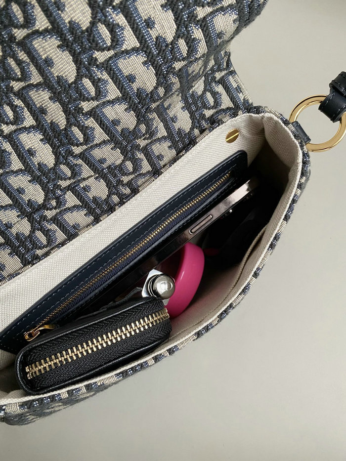 Dior Oblique Jacquard Small CD Besace Bag D8010