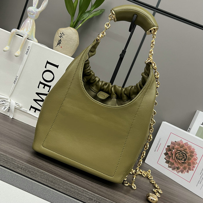 Loewe Small Squeeze bag Olive 652329