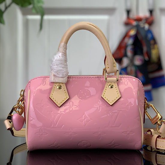 Louis VUitton Nano Speedy Pink M83000