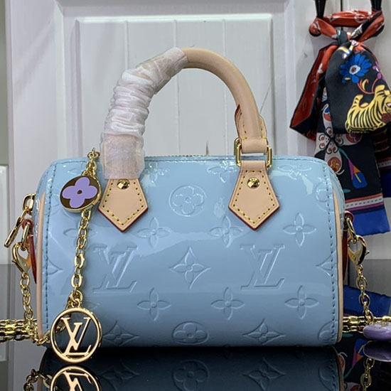 Louis VUitton Nano Speedy Sky Blue M83000