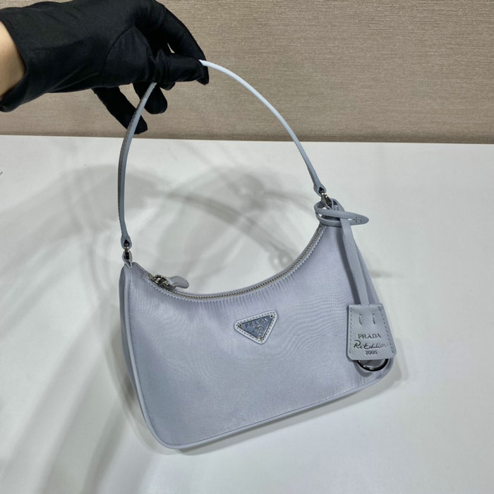 PRADA RE-EDITION 2005 RE-NYLON MINI BAG Blue 1NE204