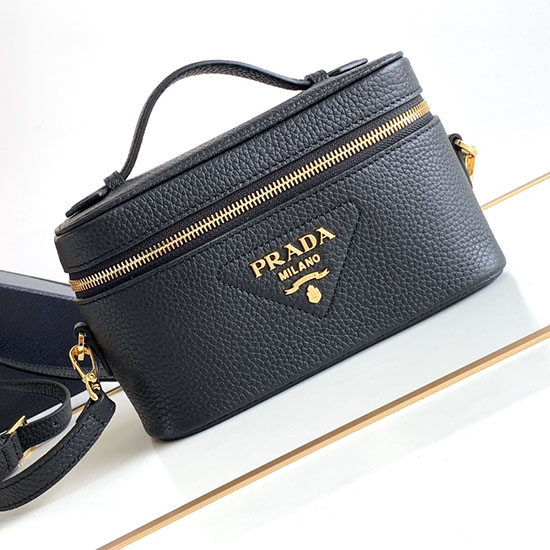 Prada Leather Mini-bag Black 1BH202