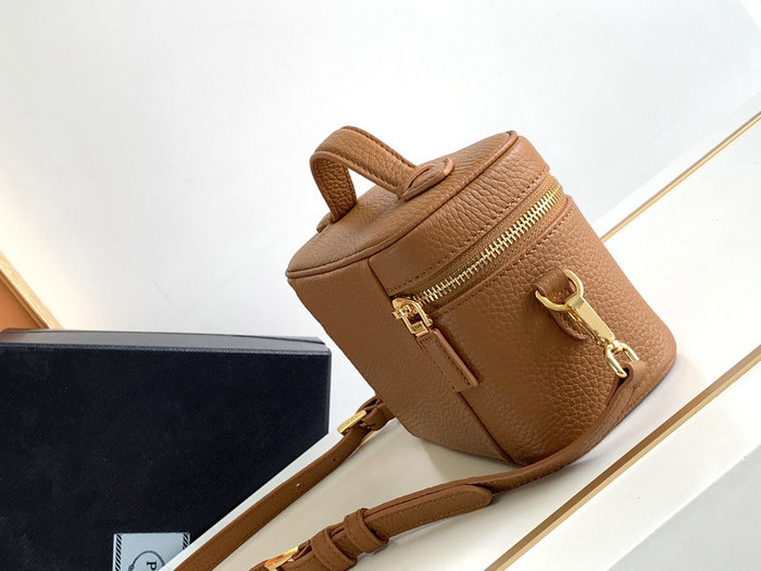 Prada Leather Mini-bag Brown 1BH202
