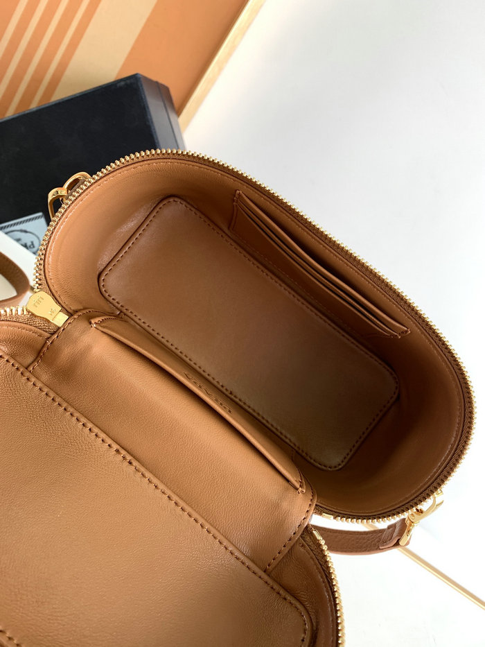 Prada Leather Mini-bag Brown 1BH202