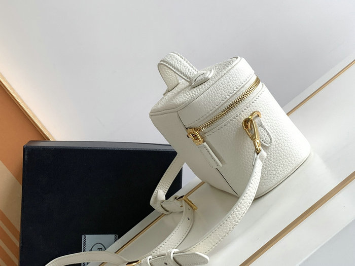 Prada Leather Mini-bag White 1BH202