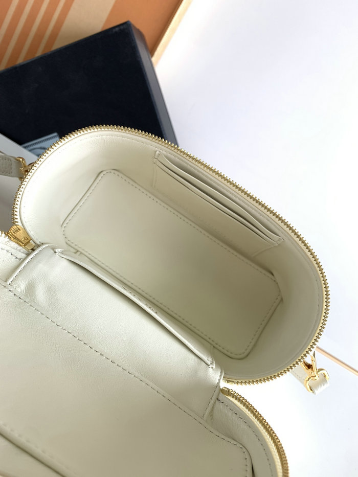 Prada Leather Mini-bag White 1BH202