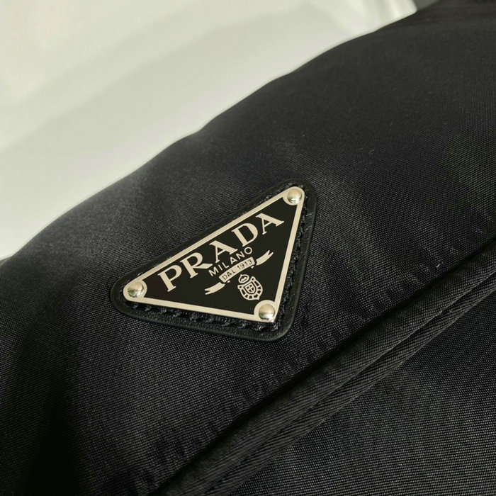 Prada Small padded Re-Nylon shoulder bag Black 1BD313