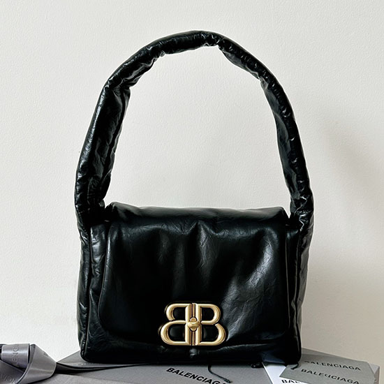 Balenciaga Monaco Small Sling Bag Black B787896