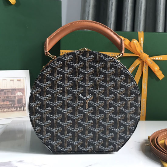 Goyard Alto Hatbox Trunk Bag G11840 Brown