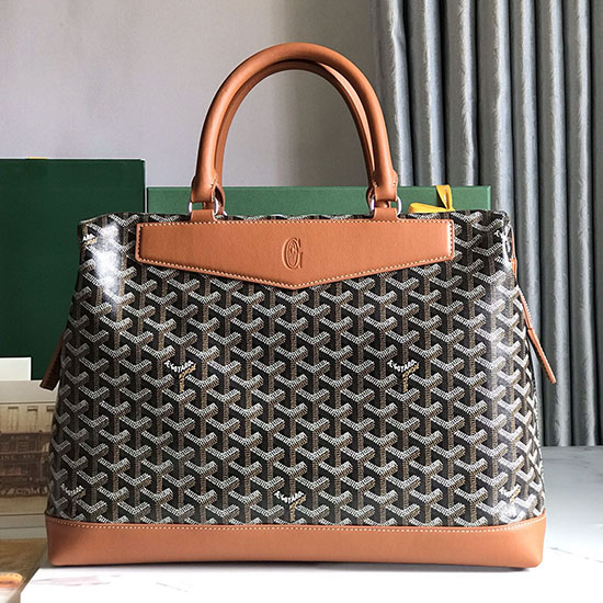 Goyard Cisalpin Document Case G20235 Brown