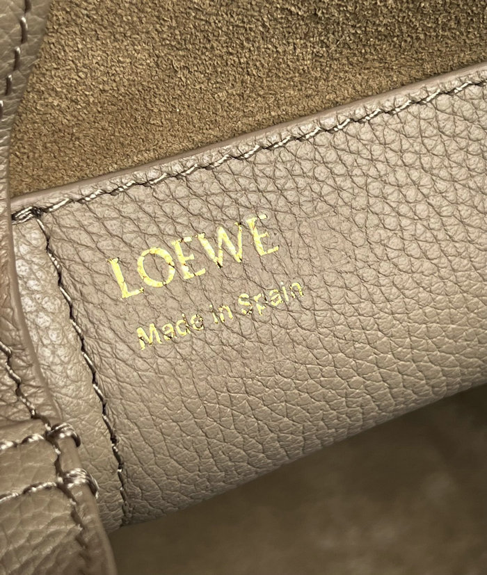Loewe Mini Pebble Bucket Bag Beige L051701