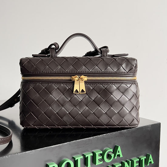 Bottega Veneta Bang Bang Vanity Case B789109 Coffee