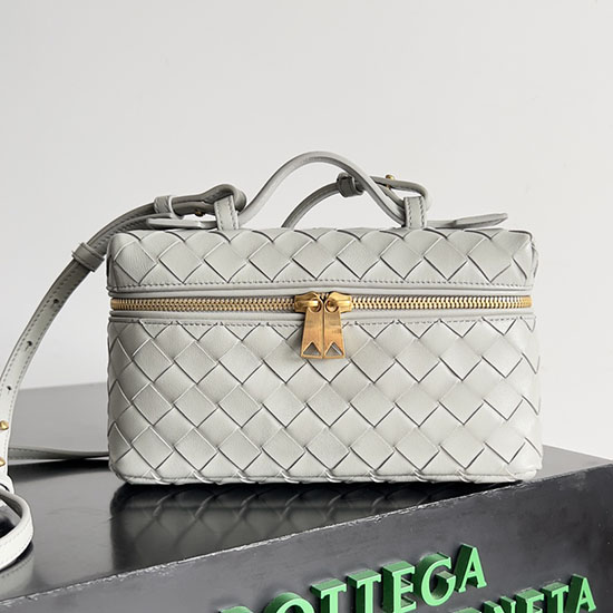 Bottega Veneta Bang Bang Vanity Case B789109 Light Grey