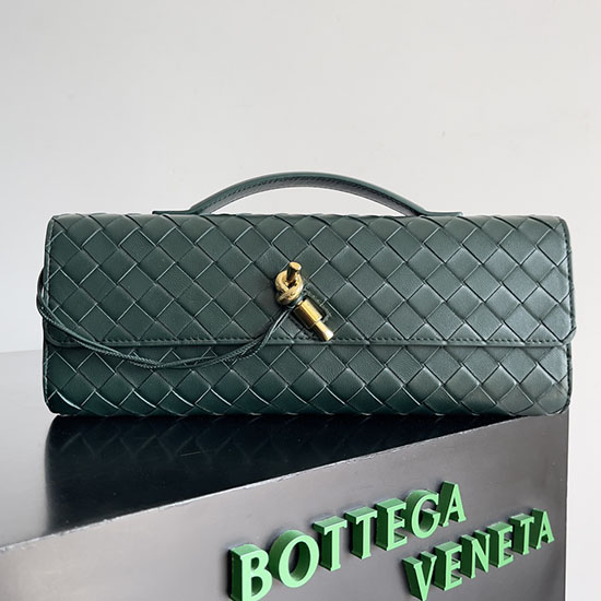 Bottega Veneta Long Clutch Andiamo 741511 Green