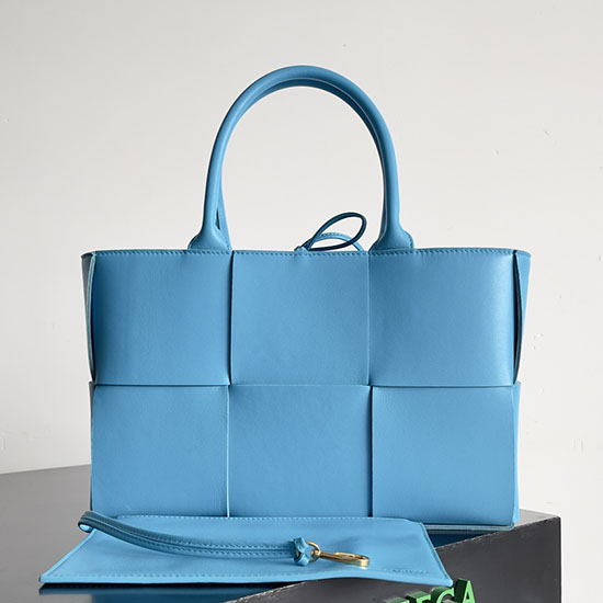 Bottega Veneta Small Arco Tote Bag Blue B652867