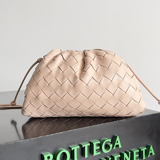 Bottega Veneta Woven Leather Small The Pouch B585851 Pink