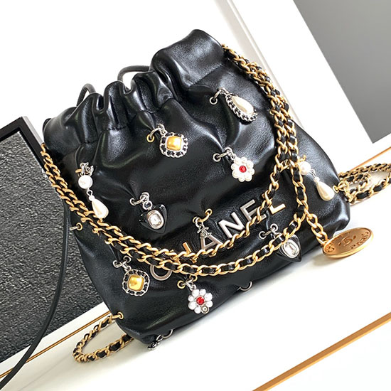 Chanel 22 mini Handbag Black AS3980