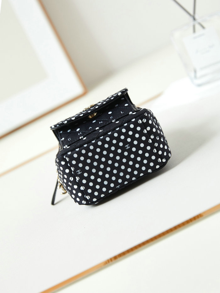 Chanel Fabric Mini Backpack AP3753 Black