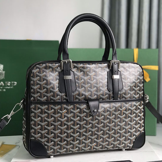 Goyard Ambassade PM Document Case L02889 Black