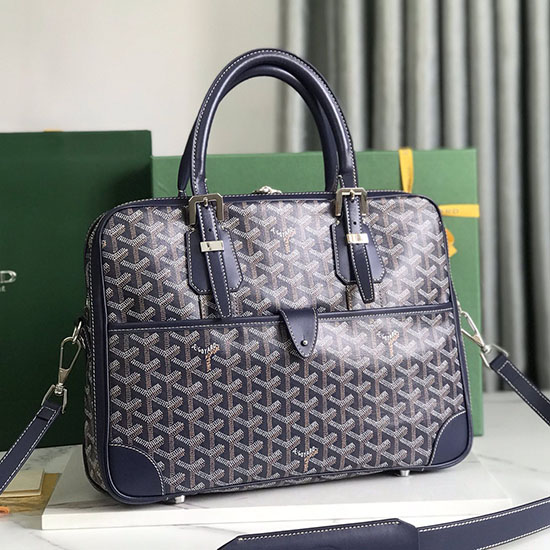 Goyard Ambassade PM Document Case L02889 Navy