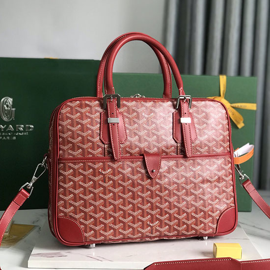 Goyard Ambassade PM Document Case L02889 Red