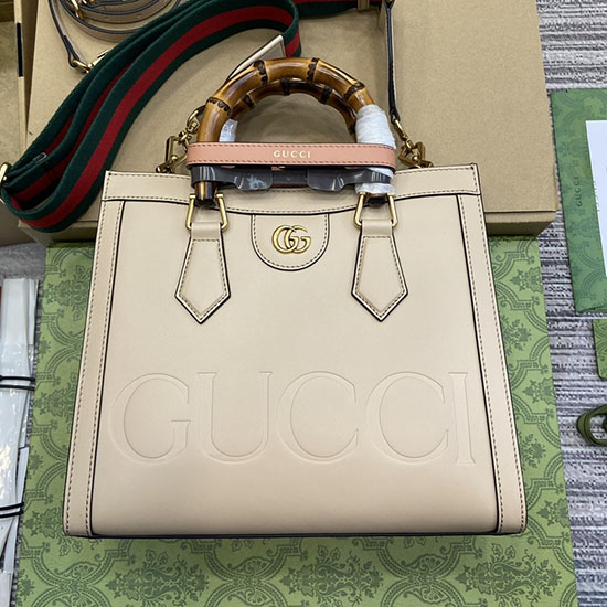 Gucci Diana Small Tote Bag 702721 Beige