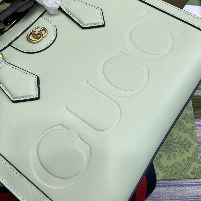 Gucci Diana Small Tote Bag 702721 Green
