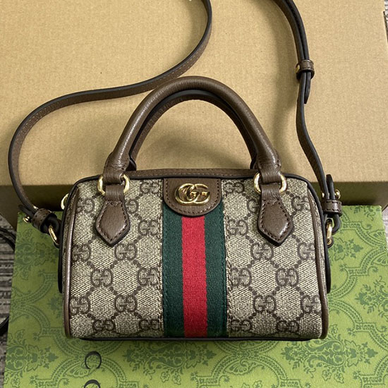 Gucci Ophidia Super Mini Bag 781490 Brown