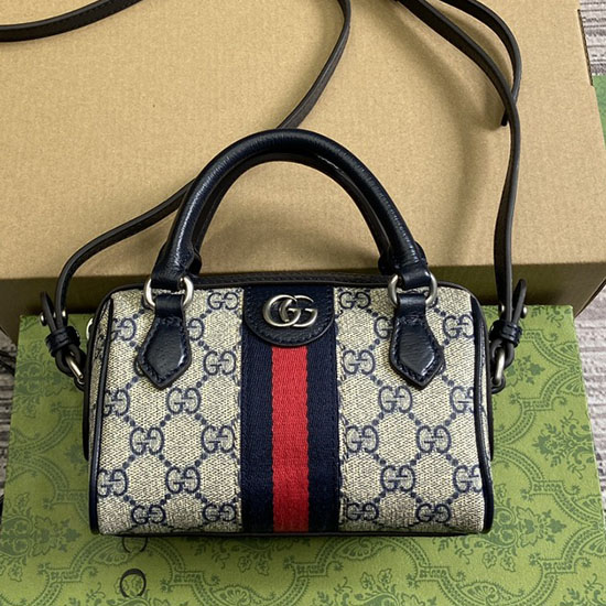 Gucci Ophidia Super Mini Bag 781490 Navy