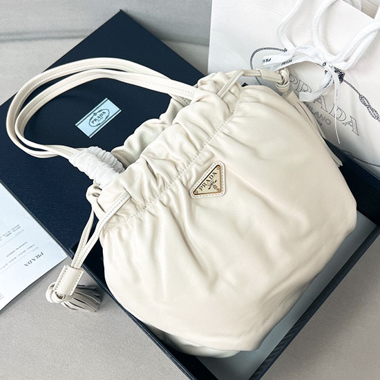 Prada Lambskin Shoulder Bag1BG541 White