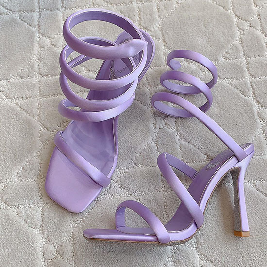 Rene Caovilla Satin Sandals WSR52204