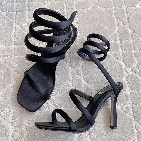 Rene Caovilla Satin Sandals WSR52212