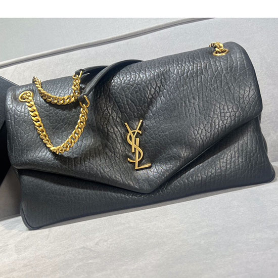 Saint Laurent Calypso Large Bag Black 777399