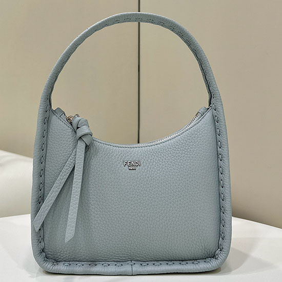 Fendi Mini Fendessence Leather Hobo Bag F80165 Blue
