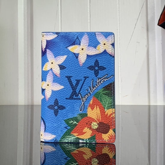 Louis Vuitton Pocket Organizer M83498 Blue